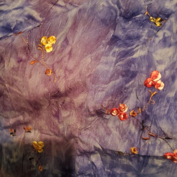 VENUS FASHION   embroidered  button up  blouse  SIZE LARGE NWT - Picture 7 of 9